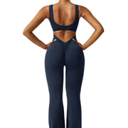 Flare Scrunch Jumpsuit